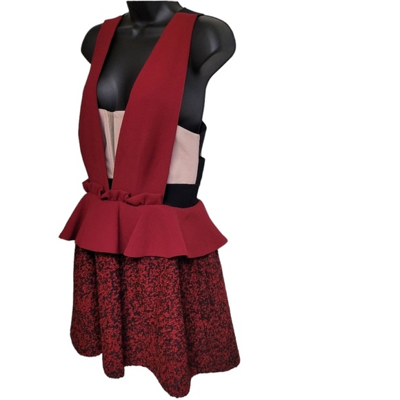 Three Floor Red Bad Girl Cocktail Dress Size 10 - Picture 6 of 13